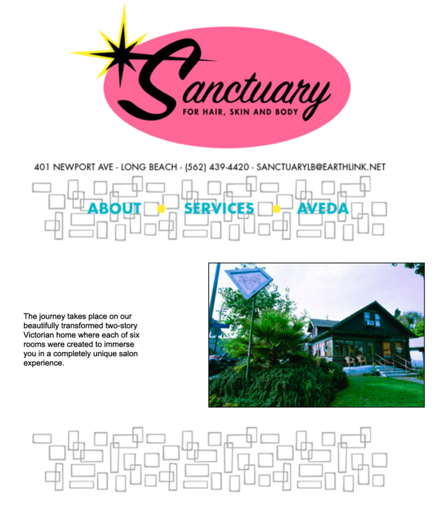 Website - Sanctuary Salon
